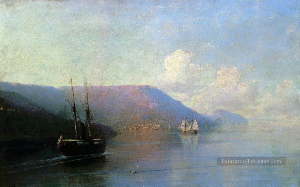Ivan Aivazovsky côte de Crimée Paysage marin Peintures à l'huile